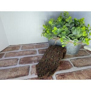 Vintage Polo By Ralph Lauren Art Deco Silk Tie Multicolor Necktie Hand Made USA